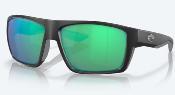 Lunette Bloke - Black matte/ Green mirror - Costa 