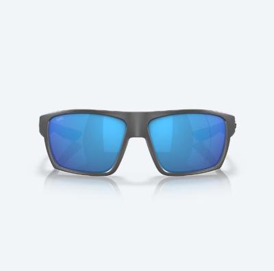 Lunette Bloke - Black matte Grey / Blue mirror - Costa 