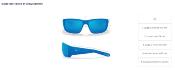 Lunette Bloke - Black matte Grey / Blue mirror - Costa 